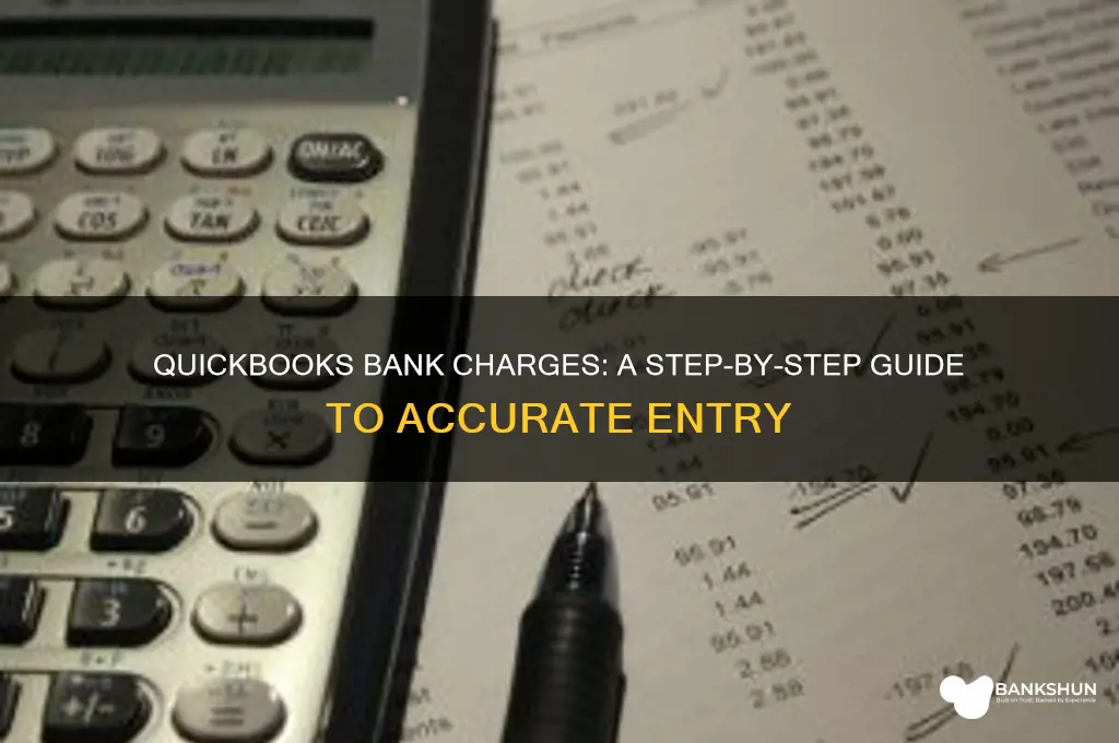 how to enter bank charges in quickbook