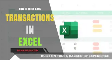 Mastering Bank Transaction Entry in Excel: A Step-by-Step Guide