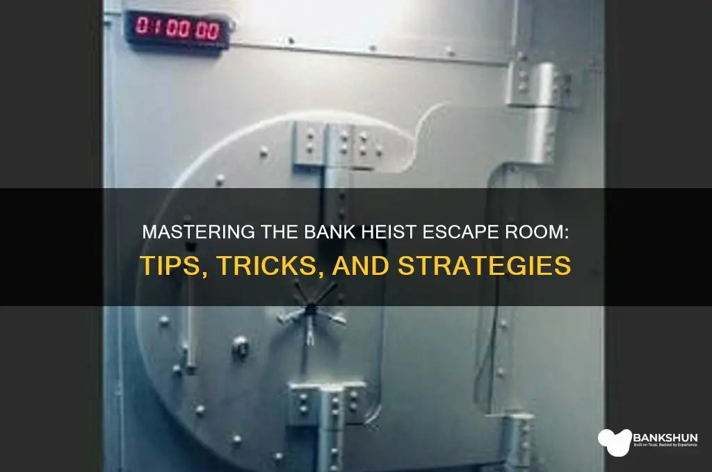 how to escape bank heist escape room