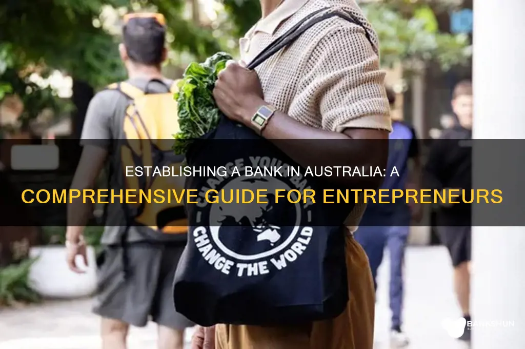 how to establish a bank in australia