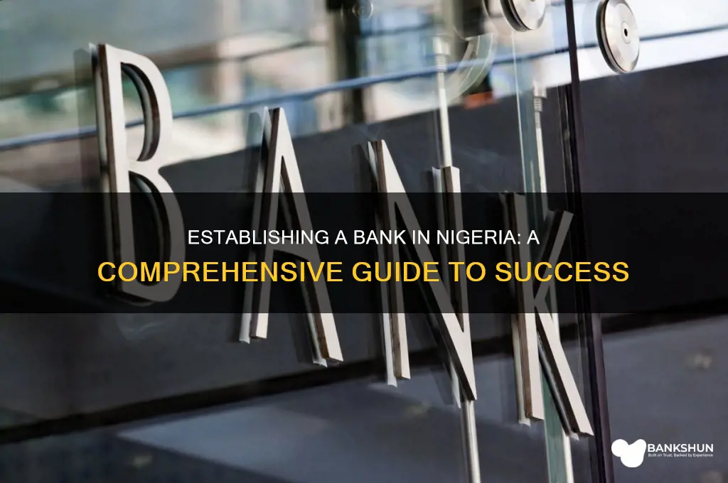 how to establish a bank in nigeria