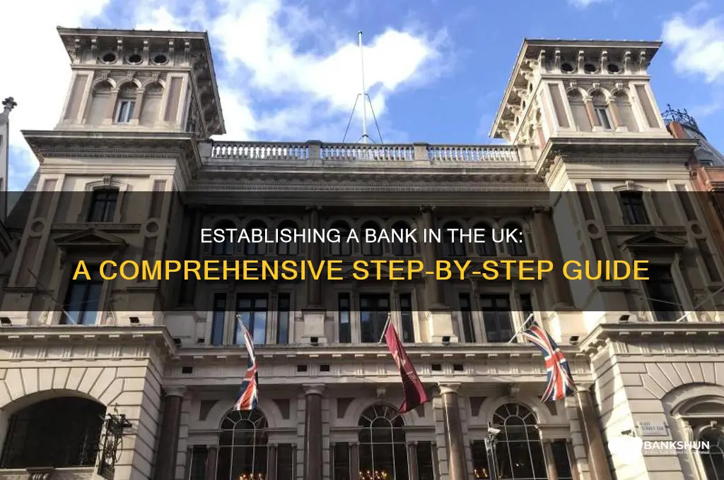 how to establish a bank in uk