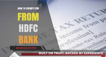 How to Verify ITRV from HDFC Bank: A Step-by-Step Guide
