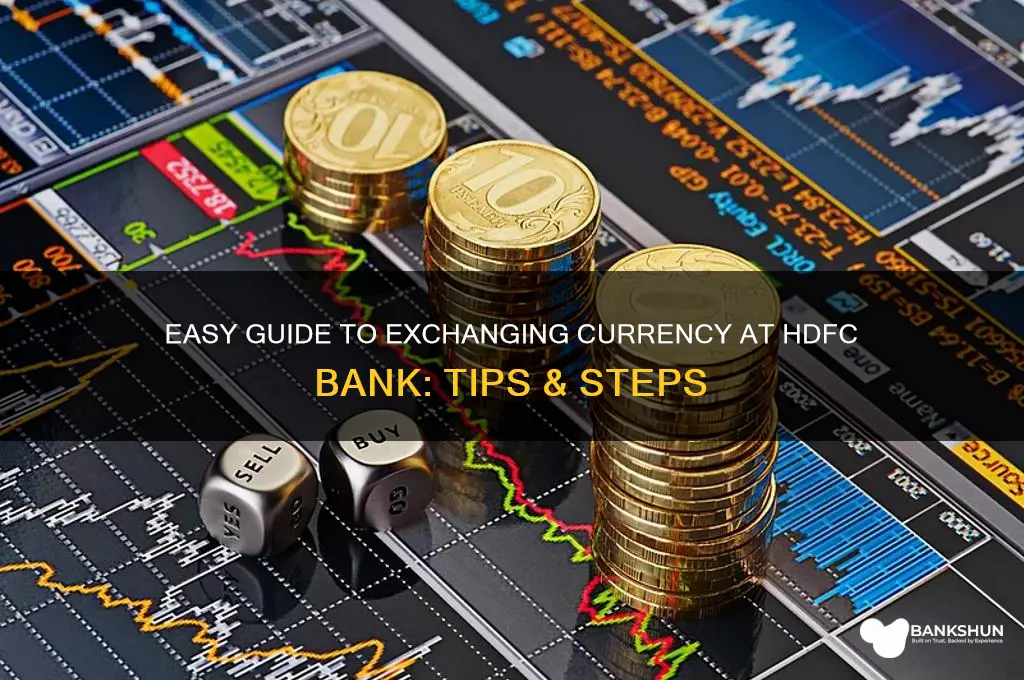 how to exchange currency in hdfc bank