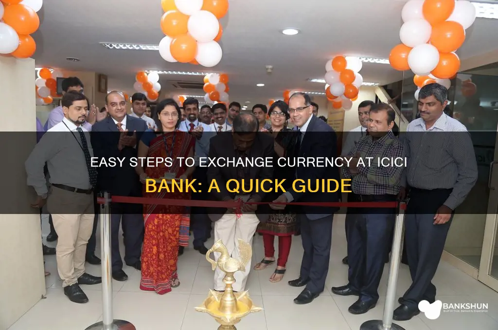how to exchange currency in icici bank