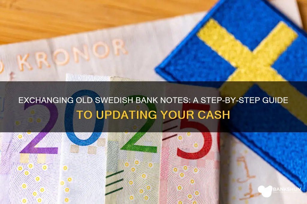how to exchange old swedish bank notes
