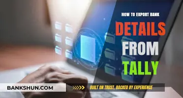 Exporting Bank Details from Tally: A Step-by-Step Guide