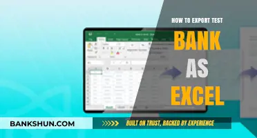 Exporting Test Bank to Excel: A Step-by-Step Guide for Educators