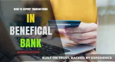 Exporting Transactions from Beneficial Bank: A Step-by-Step Guide