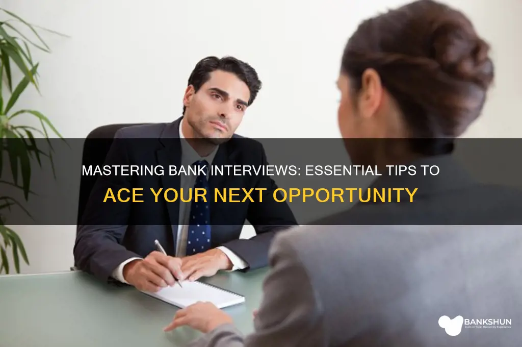 how to face an interview in bank