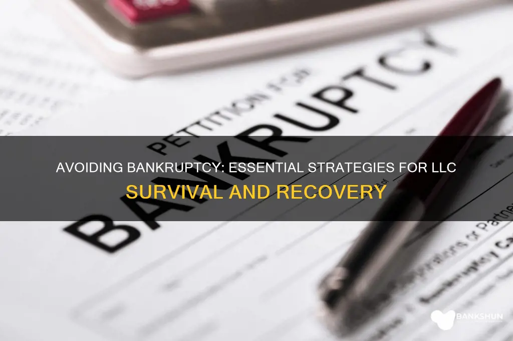 how to fail bank ruptcy on llc