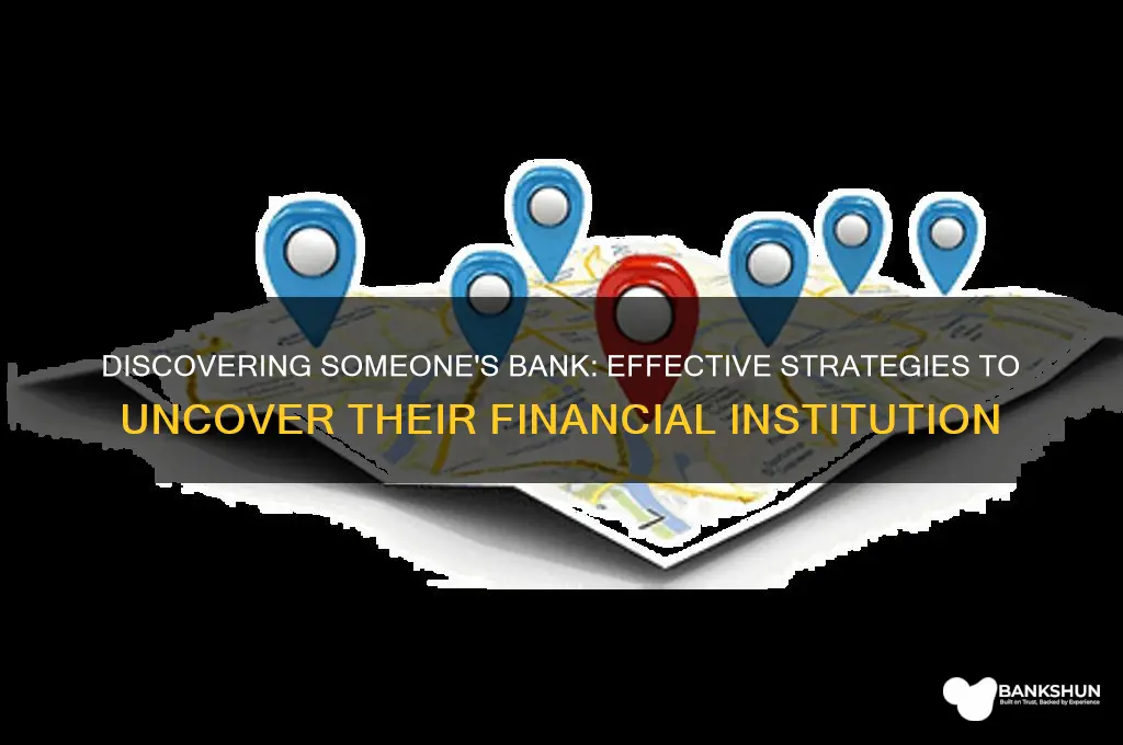how to figure out where someone banks