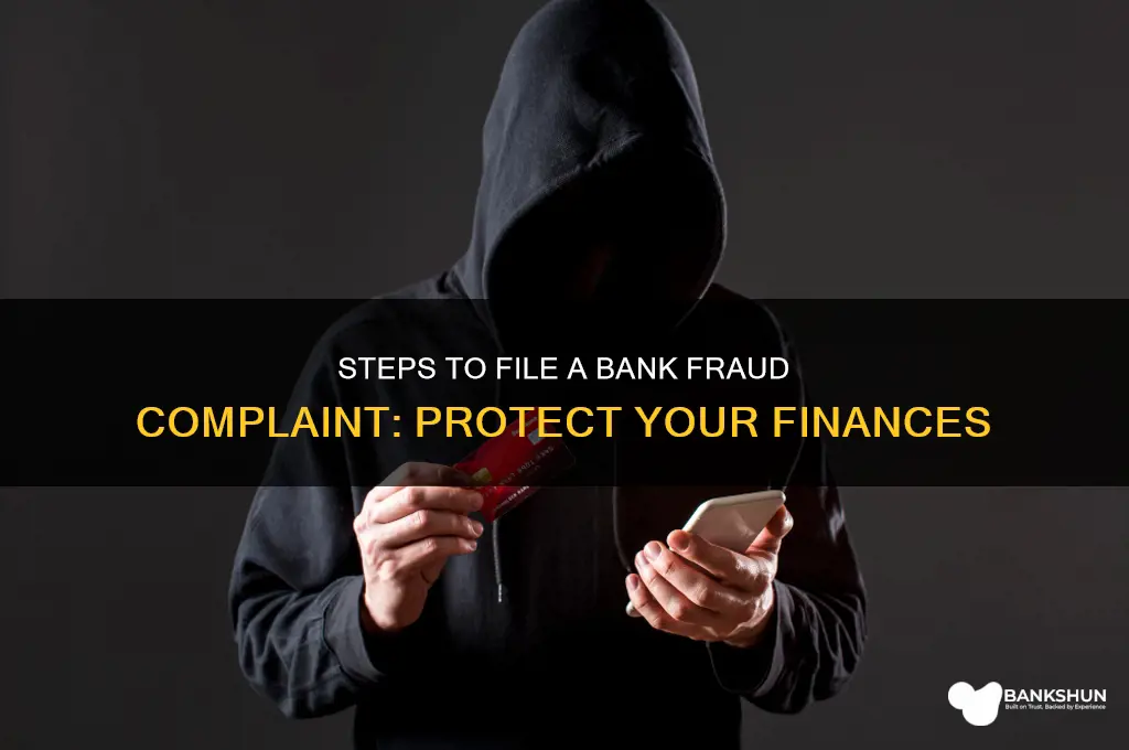 how to file a bank fraud complaint