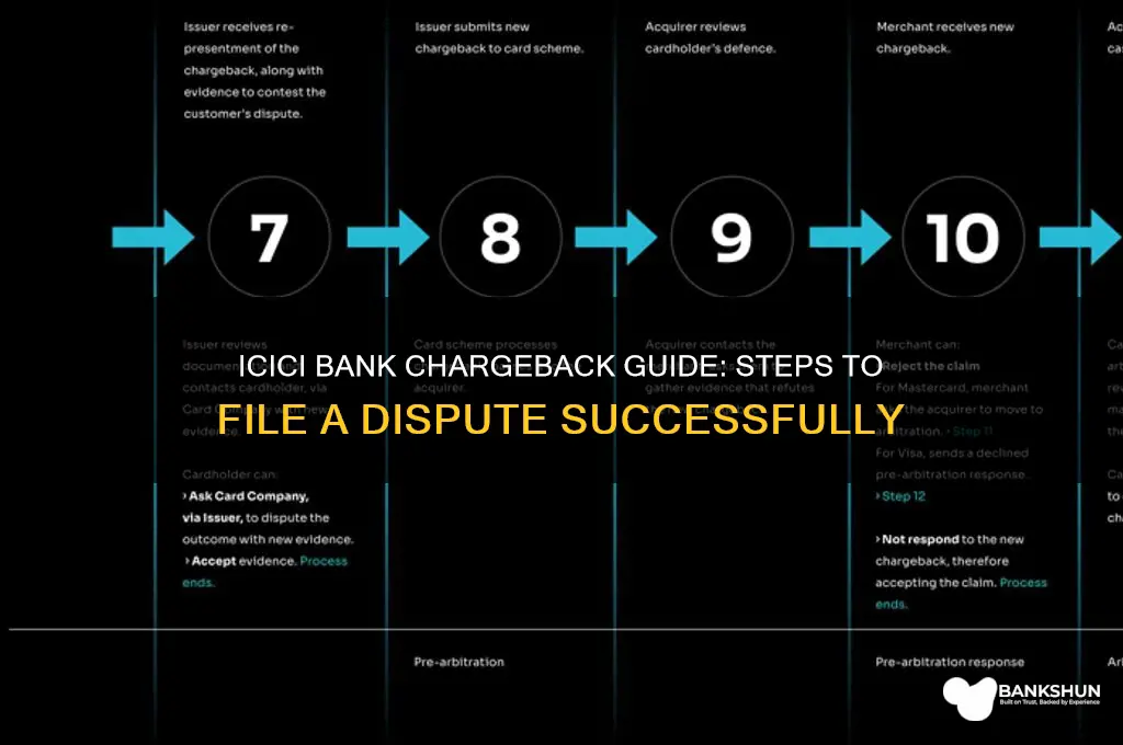 how to file chargeback in icici bank
