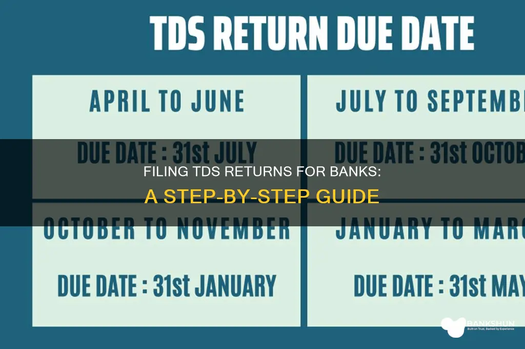 how to file tds return of banks