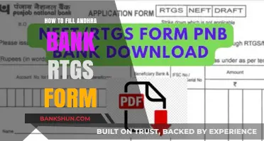 Step-by-Step Guide to Filling Andhra Bank RTGS Form Easily