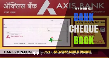 Step-by-Step Guide to Filling Axis Bank Cheque Book Correctly