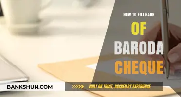 Step-by-Step Guide to Filling Bank of Baroda Cheques Correctly