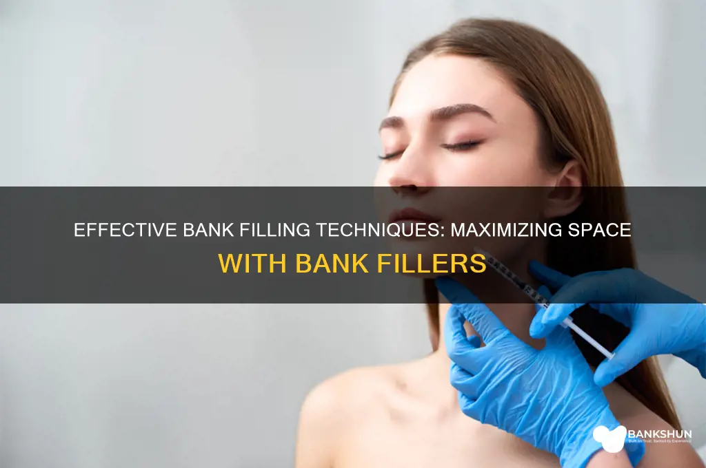 how to fill bank with bank fillers