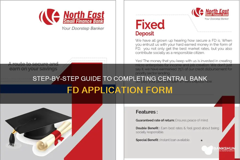 how to fill central bank fd form