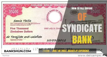 Step-by-Step Guide to Filling a Syndicate Bank Cheque Correctly