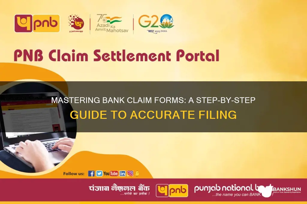 how to fill claim form of bank