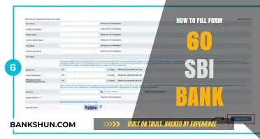 How to Fill Form 60 for SBI Bank: Step-by-Step Guide