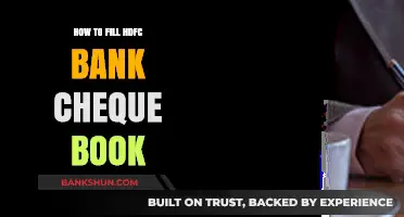 Step-by-Step Guide to Filling HDFC Bank Cheque Book Correctly