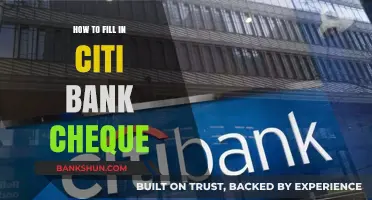 Mastering Citibank Cheque Filling: A Step-by-Step Guide for Beginners