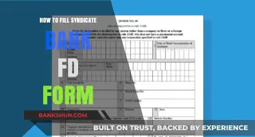 Step-by-Step Guide to Filling Syndicate Bank FD Form Easily