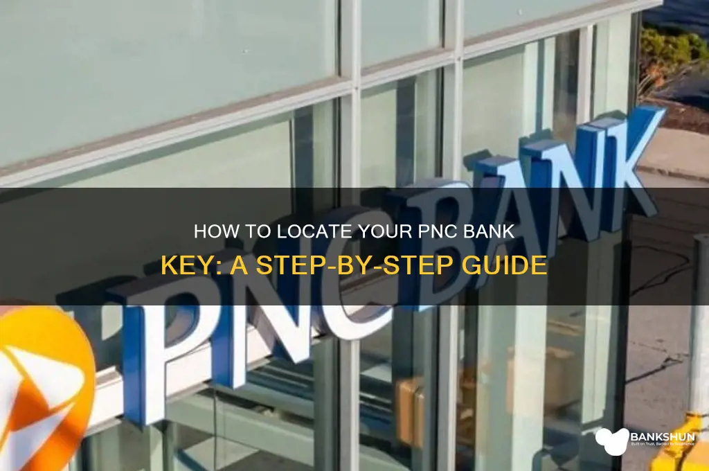 how to find a bank key pnc