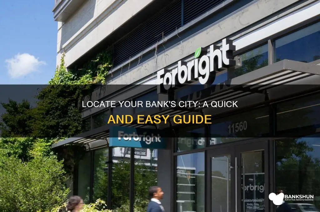 how to find a bank