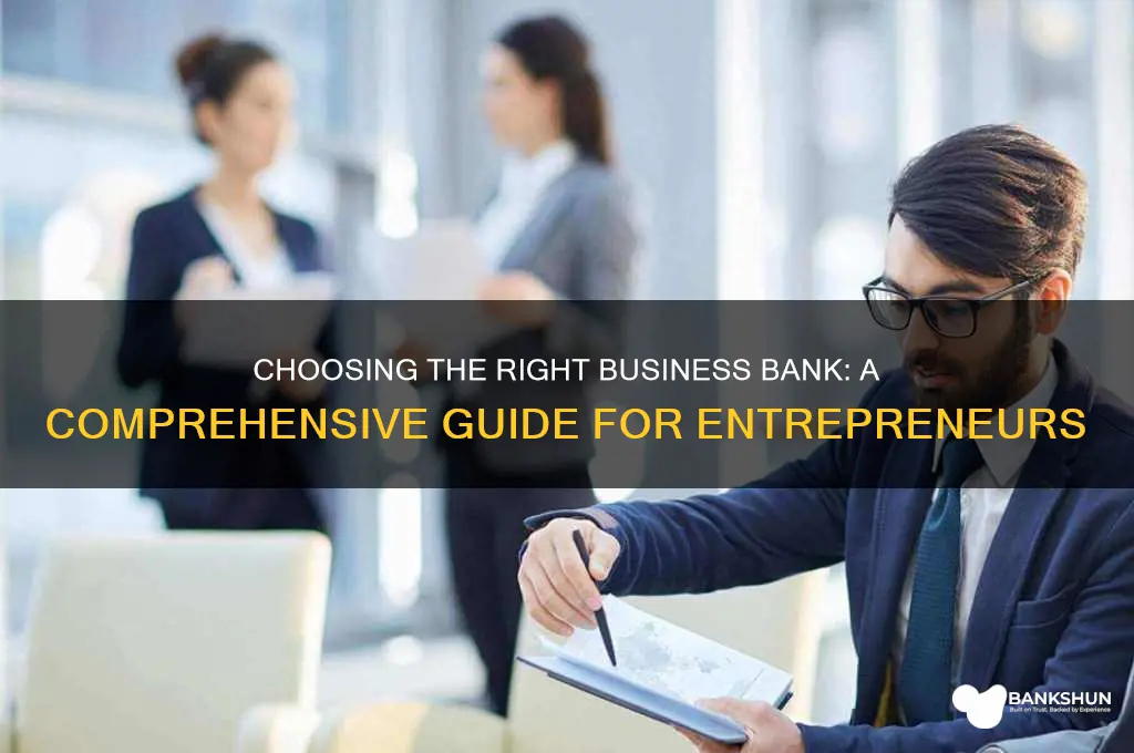 how to find a good business bank