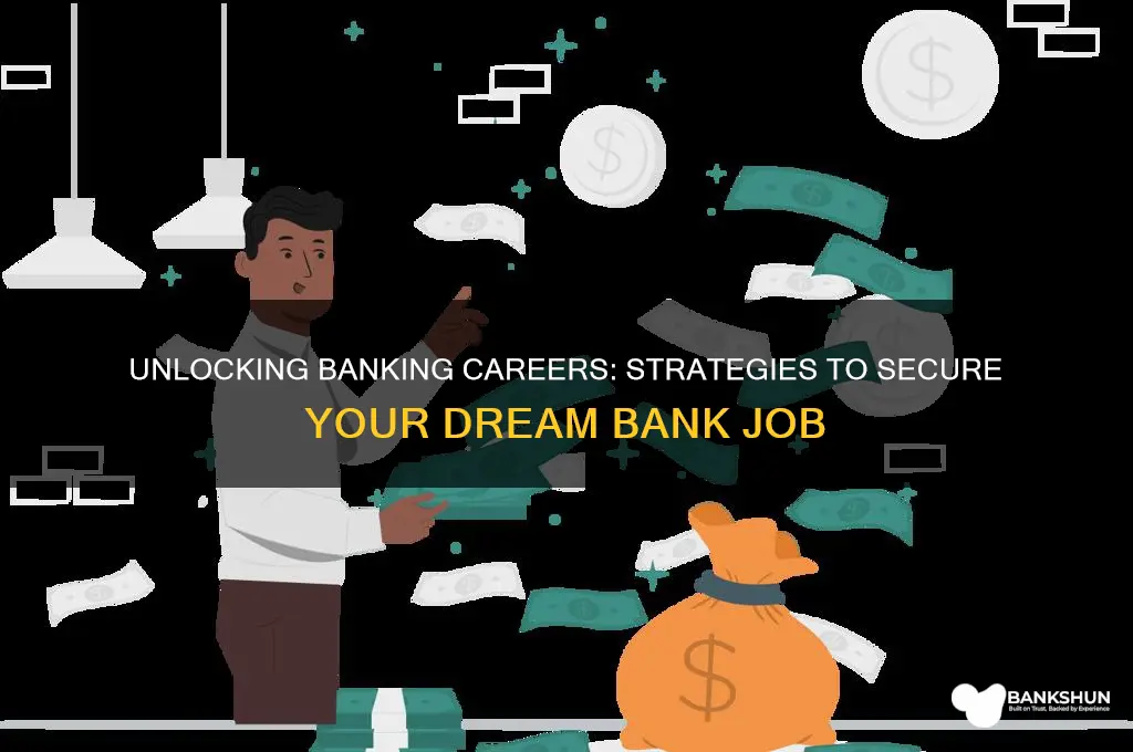 how to find a job in bank