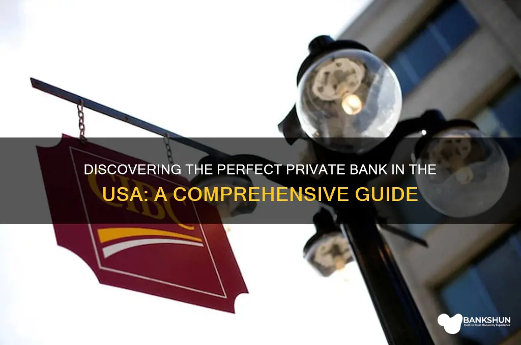 how to find a private bank usa