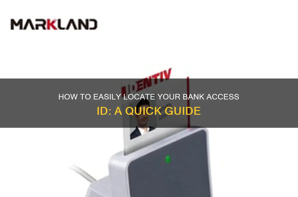 how to find access id for bank