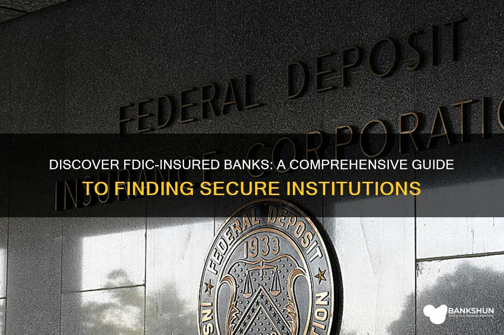 how to find all fdic insured bank