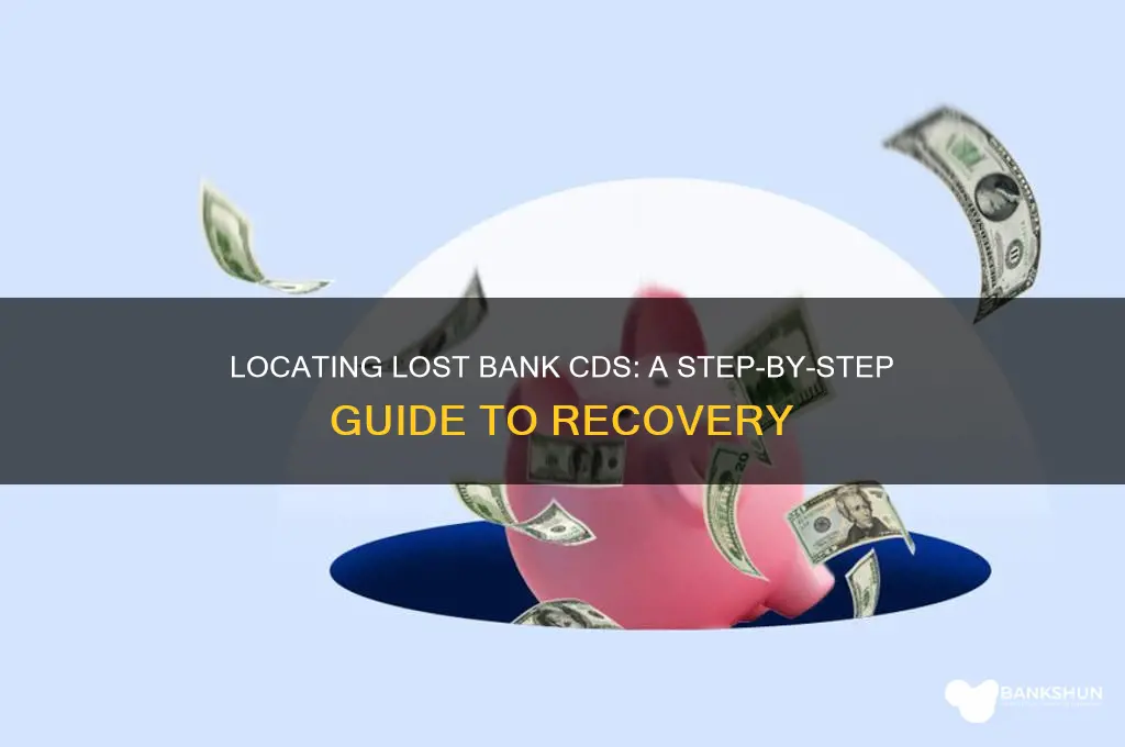 how to find an old bank cd