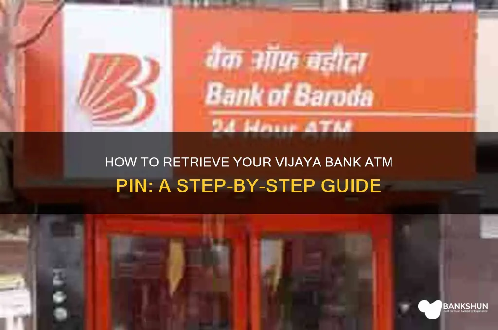 how to find atm pin vijaya bank