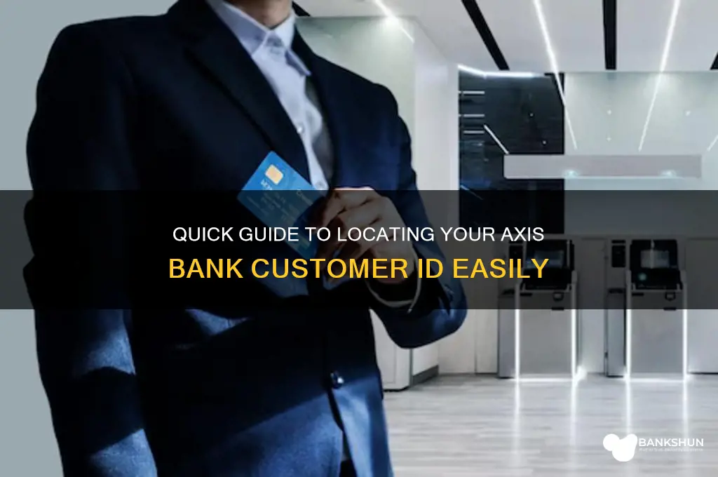 how to find axis bank customer id