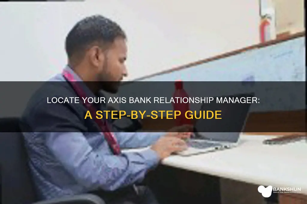 how to find axis bank relationship manager