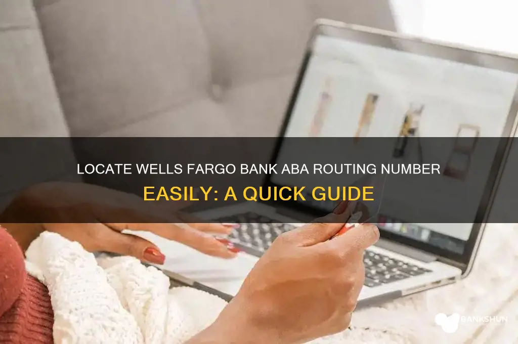how to find bank aba wells fargo