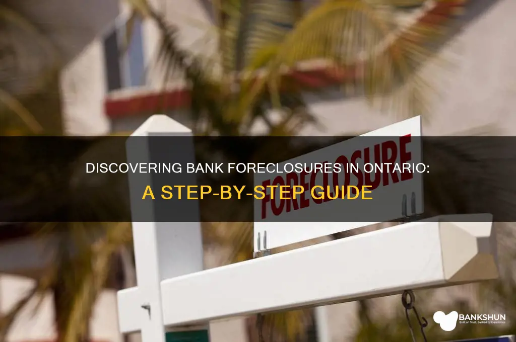 how to find bank foreclosures in ontario