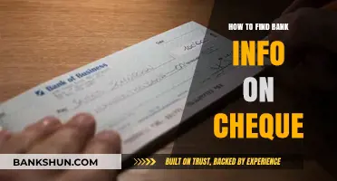 Locate Bank Details on a Cheque: A Step-by-Step Guide