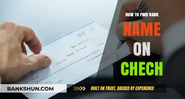 How to Easily Identify the Bank Name on a Check