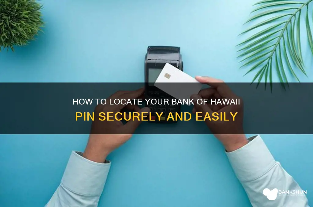 how to find bank of hawaii pin