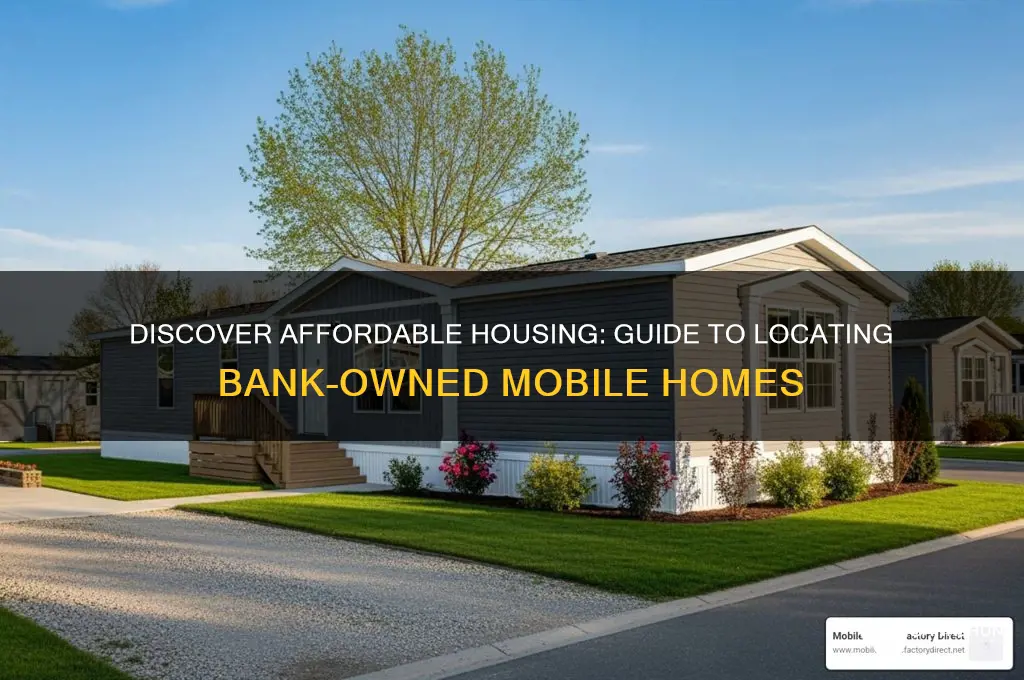 how to find bank repos mobil homes
