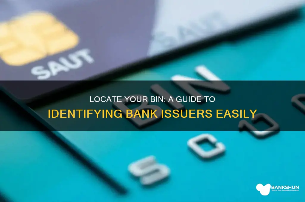 how to find bin by bank issuer