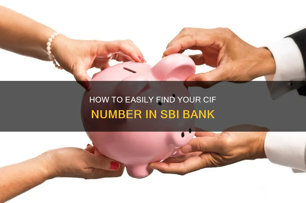 how to find cif no sbi bank
