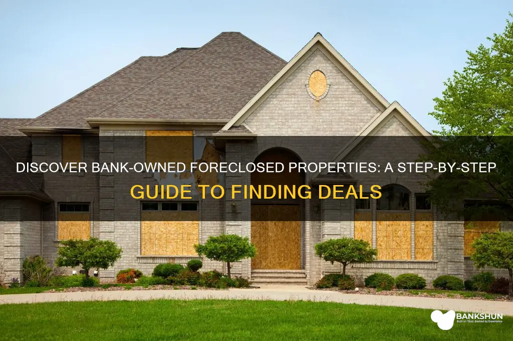 how to find foreclosed properties from banks